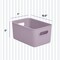 Superio Plastic Storage Container Bins, Organizer Baskets, Boxes for Organizing Closet Shelves Drawer Shelf